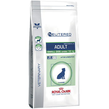 ROYAL CANIN NEUTERED ADULT SMALL DOG ветеринарная диета для кастрированных собак мелких размеров вес во взрослом возрасте меньше 10 кг 800г купить  зоотовары для животных