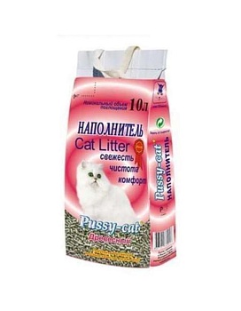 Пусси-Кет Наполнитель Древесный 10л купить  зоотовары для животных