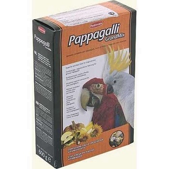 PADOVAN GrandMix Pappagalli Основной корм для крупных попугаев 600гр купить  зоотовары для животных