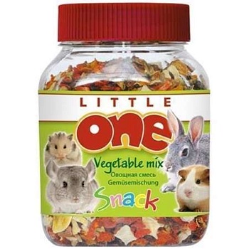 LITTLE ONE Лакомство для всех видов грызунов Овощная смесь 150г купить  зоотовары для животных