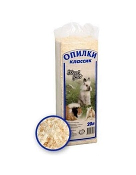 ЗВЕРЬЁ МОЁ Опилки Классик пресованные упаковка 6 шт 20л купить  зоотовары для животных