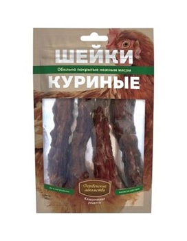 ДЕРЕВЕНСКИЕ ЛАКОМСТВА Шейки куриные 60 г купить  зоотовары для животных