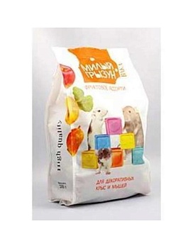 ВАКА High Quality Милый грызун фруктовое ассорти для декоративных крыс и мышей 200гр купить  зоотовары для животных