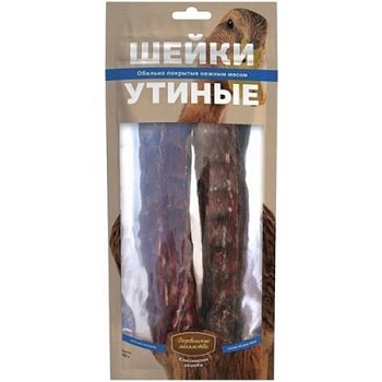 ДЕРЕВЕНСКИЕ ЛАКОМСТВА Шейки утиные 90 г купить  зоотовары для животных