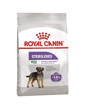 Royal Canin Mini Sterilized корм для стерилизованных собак 3кг купить  зоотовары для животных