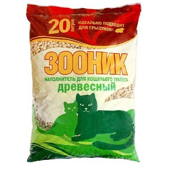 Зооник Древесный 20л купить  зоотовары для животных