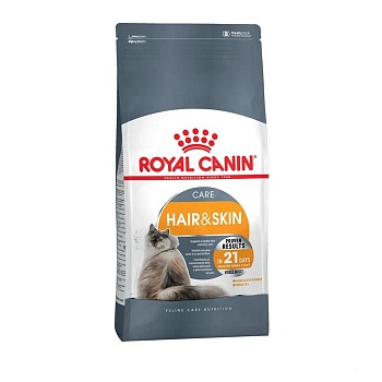 ROYAL CANIN HAIR & SKIN CARE сухой корм для взрослых кошек для поддержания здоровья кожи и шерсти 2кг купить  зоотовары для животных