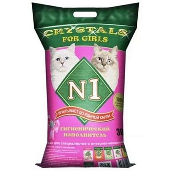 №1 For Girls Силикагель 30л купить  зоотовары для животных