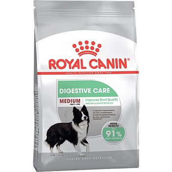 ROYAL CANIN Medium Digestive Care Корм для собак средних пород с чувствительным пищеварением 10кг купить  зоотовары для животных