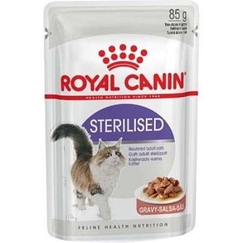 Royal Canin Sterilised Влажный Корм для Стерилизованных Кошек в Соусе 28х85г купить  зоотовары для животных