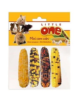 LITTLE ONE " Мини кукуруза "Лакомство для всех видов грызунов 130г купить  зоотовары для животных