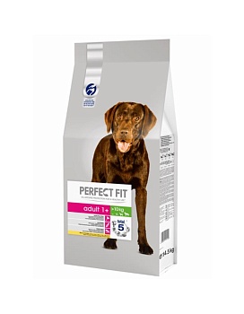 Perfect Fit корм для собак средних и крупных пород Курица 14.5кг купить  зоотовары для животных