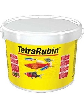 TETRA Rubin - корм для улучшения окраса всех видов рыб с высоким содержанием каротиноидов 10л купить  зоотовары для животных