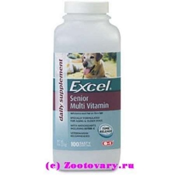 8 In 1 Excel Multi Vit- Senior. Эксель Мультивитамины для Пожилых Собак 70таб. купить 