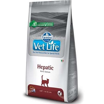 Farmina Vet Life Hepatic Диета для кошек при Заболеваниях Печени 2кг купить 