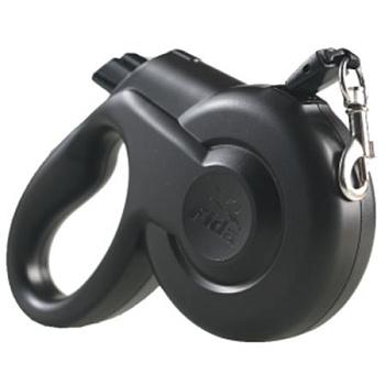 Fida Styleash Стильная рулетка 3м с выдвижным шнуром для собак мелких пород до 12 кг черная 5135532 купить 