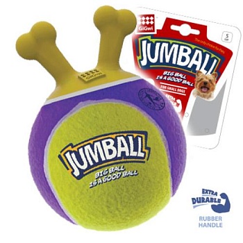 GiGwi Игрушка Джамболл для маленьких и средних собак из теннисной резины купить 