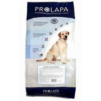 Prolapa Adult Standard полнорационный сухой корм для взрослых собак всех пород с курицей 15кг купить 