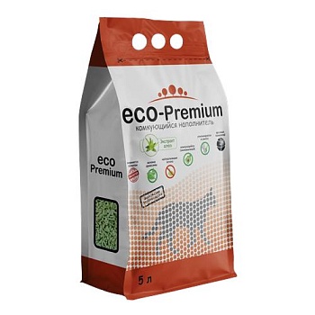 Наполнитель ECO-Premium Комкующийся Алоэ 6х5л купить 