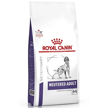 ROYAL CANIN NEUTERED ADULT ветеринарная диета для кастрированных и стерилизованных собак средних пород 3,5кг купить 
