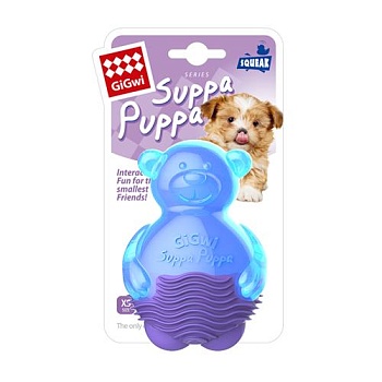 GiGwi Игрушка для собак "SUPPA PUPPA "Мишка с пищалкой" купить 