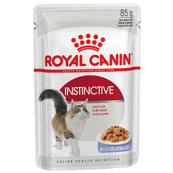 Royal Canin Instinctive в Желе пауч желе влажный корм для кошек старше 1-го года 85г купить 