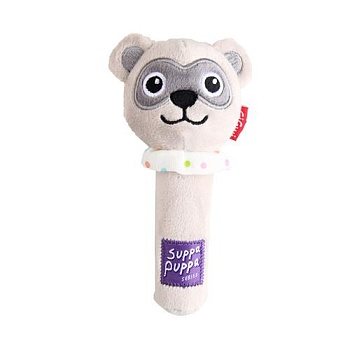 GiGwi SUPPA PUPPA Игрушка для маленьких собак Мишка с пищалкой 15 см купить 