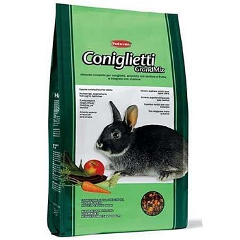 PADOVAN GrandMix Coniglietti для декоративных кроликов основной корм РР00284 3кг купить 